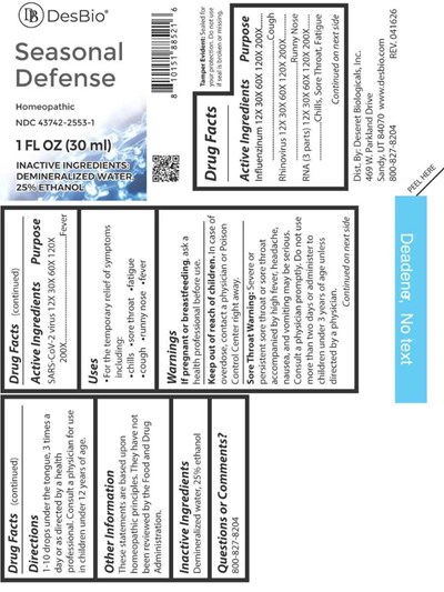 Seasonal Defense (Dsrt0997 Seasonal Defense)